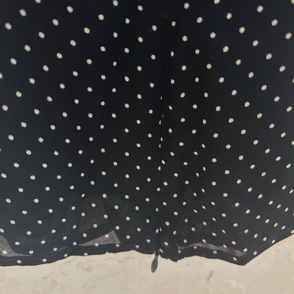 Black Polka Dot Women's Top - Reformation - Picture 8 of 8